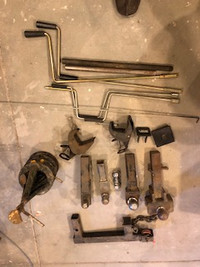 RV PARTS, HITCHES, PLUG WITH CABLE, ETC