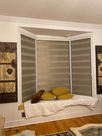 Custom made zebra blinds and rollar blinds 