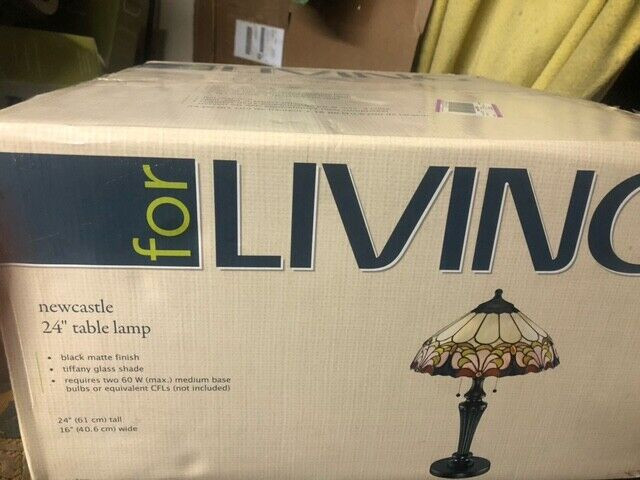 save $92  >> NEW For Living Newcastle Tiffany Table Lamp in Dining Tables & Sets in Mississauga / Peel Region - Image 2