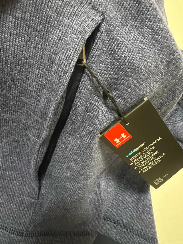 UNDER ARMOUR - XXL - NWT - MENS BLUE COLDGEAR ZIP UP JACKET COAT in Men's in Kingston - Image 10