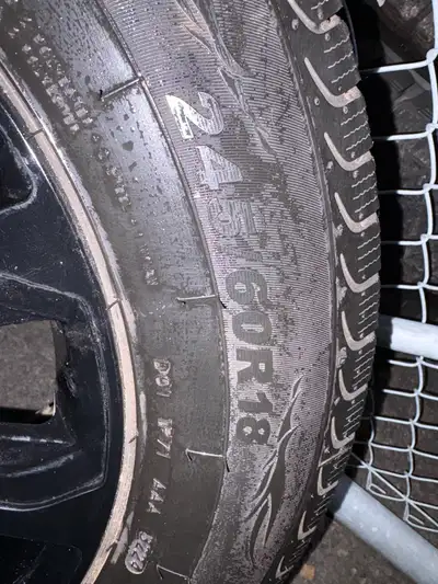 Barely used new winter tires on new rims from a Lexus NX350. Less than 5k mileage on them. My wife c...