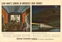 1946 2-page ad for the American Locomotive Company (ALCO)