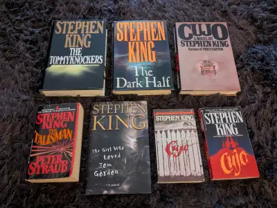 Stephen King Novels Books Horror Hardcover Paperback Cujo, View more