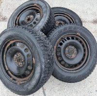 215/60r16 Hankook Winter tires in rims fits Chevy Cruze/Volt