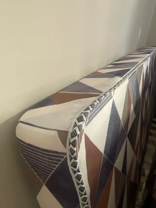 Decorative Geometric Mattress / Floor Mattress – Good Condition in Ontario in Canada - Image 5