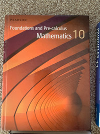 Like a new Math and biology textbooks(high school)for only $95