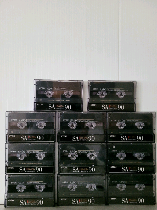 11X TDK SA-90 Type ll Super Avilyn Audio Cassettes-USED $5 Each in CDs, DVDs & Blu-ray in City of Montréal - Image 2
