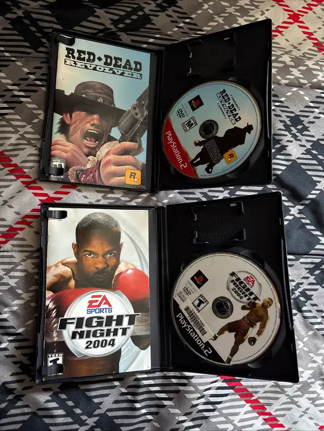 Lot Of 4 PS2 Games Red Dead Revolver, Fight Night 04, & More in Older Generation in City of Toronto - Image 4