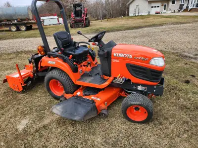 Kubota BX 2360 Tractor (2012, 470 hrs) Kubota 60" Belly Mower Land Pride 50" Rototiller Land Pride C...