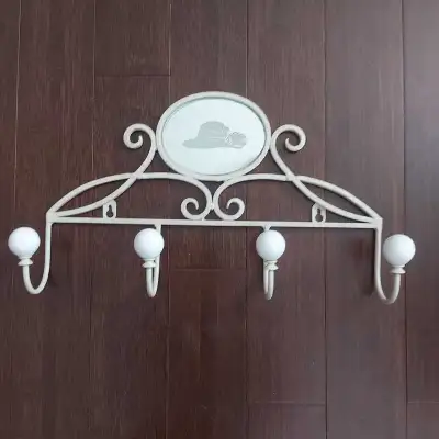 wrought iron decorative coat rack with mirror.PICK UP KITCHENER, View more