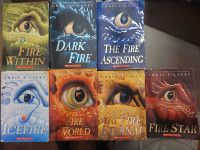 Fire book set Dragon Chronicles Chris D'Lacey