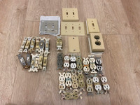 A Set of Switches, Switch Plates, Outlets and Outlet Plates