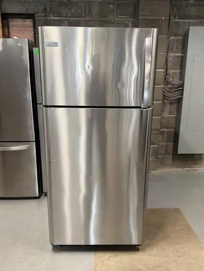 Stainless fridge top freezer Frigidaire 30" KL Sudbury Appliance, View more