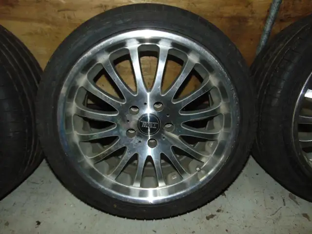TWM 235-40-18 MAG WHEEL JANTES EN ALLIAGE MOYEU  DE ROUE JDM in Tires & Rims in West Island - Image 6