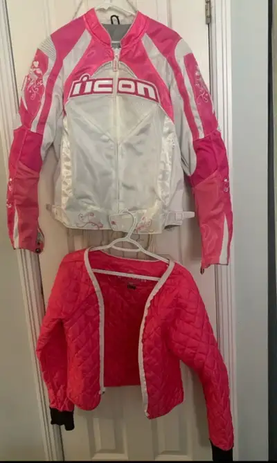 Icon Speed QueenMotorcycle Jacket medium , View more
