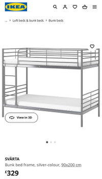 Ikea bunk bed 