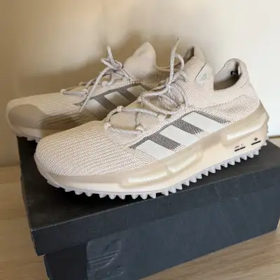 Up for sale Adidas NMD S1 . New in a box. Colour Bliss/Core Black/Cloud White. Size 13US. More sneak...