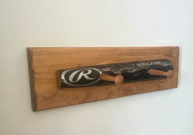 Baseball bat coat rack. in Home Décor & Accents in Calgary - Image 3