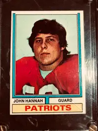 1974 Topps Football #383 John Hannah RC