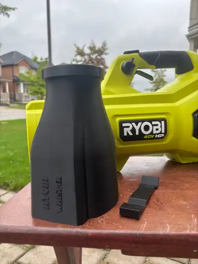 Custom Made Stubby Nozzle For Ryobi Whisper 40V Leaf Blower, View more
