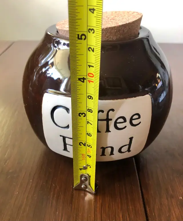 Coffee Fund Ceramic Bank Jar Gift Decor Office Collection in Home Décor & Accents in Calgary - Image 7