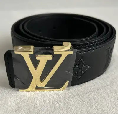 Gold buckle belt, View more