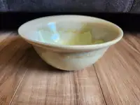 Yellow & cream STONEWARE bowl