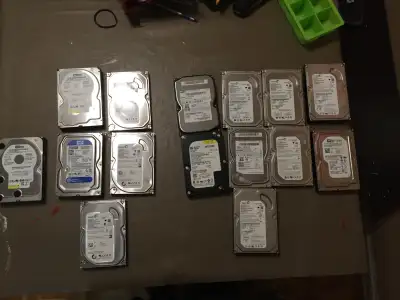 Lot of Desktop Hard Drives – 160GB / 250GB / 320GB (SATA), View more