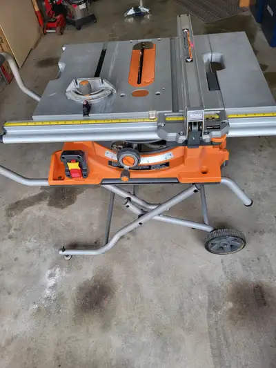 RIDGID PORTABLE JOBSITE TABLE SAW, View more