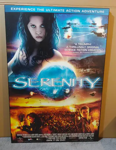 Serenity Laminated Movie Poster Board, View more