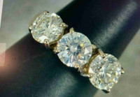 Three diamond(Trinity) ring 3 carats