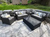 4 pc outdoor patio sofa set