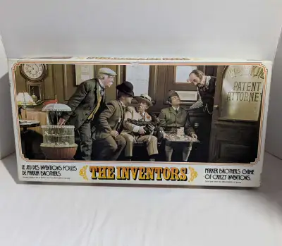 VTG 1974 The Inventors board game. Complete. Bilingual . Parker Brothers Game of Crazy Inventions. N...