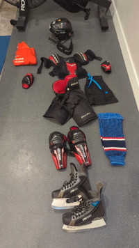 Hockey Gear for player age 6-8