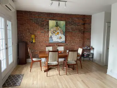 Very large 2 bedroom. Separate living room with a fireplace. New kitchen and appliances. New bathroo...