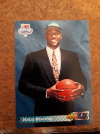 1992-93 Upper Deck Basketball Alonzo Mourning Rookie Card #2