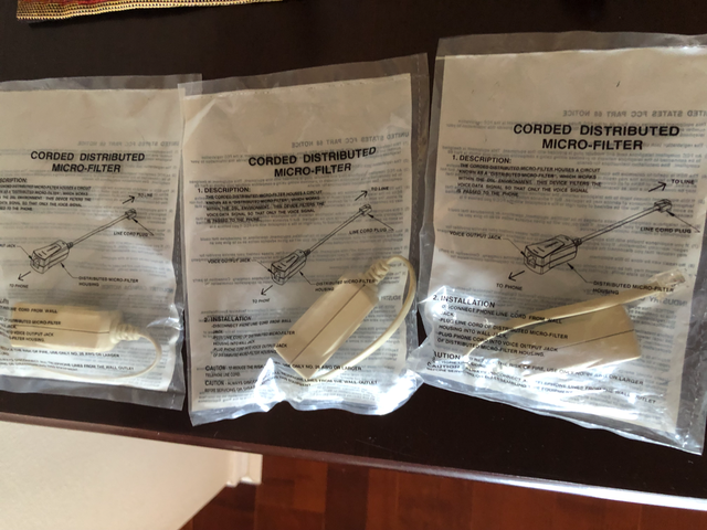 Three (3) Corded Distributed Single Jack Micro Filter in General Electronics in City of Toronto - Image 2