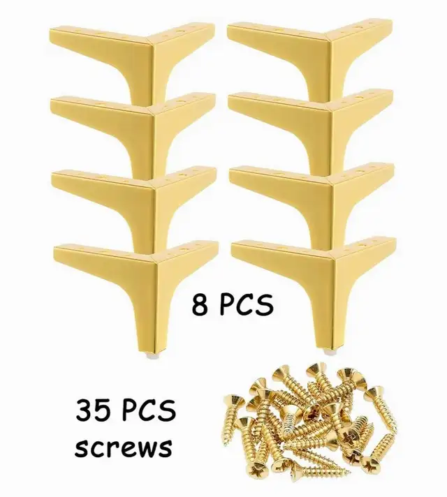 Neuf; 2 lots de 4 pattes pieds pour meubles  in Other in City of Montréal - Image 3