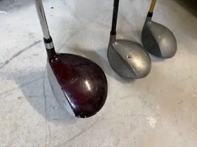 3 Left-Handed Golf Drivers/Woods , View more