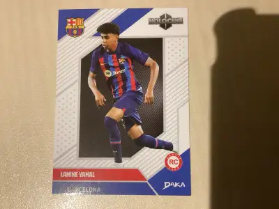 2022-23 DAKA FC Barcelona Lamine Yamal #21 RC Rookie Holocene