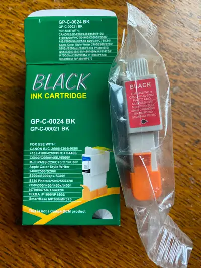 New - BCI-24/BCI-21 Remanufactured Black Ink Cartridge, View more