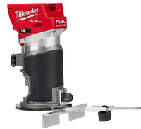 Milwaukee M18 Fuel 2723-20 Compact Router (Bare Tool) and Bits