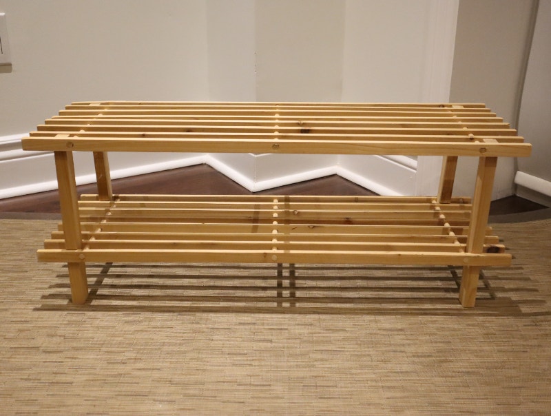 IKEA 2 Tier Pine Shoe Rack or Plant Stand Storage & Organization City of Toronto Kijiji