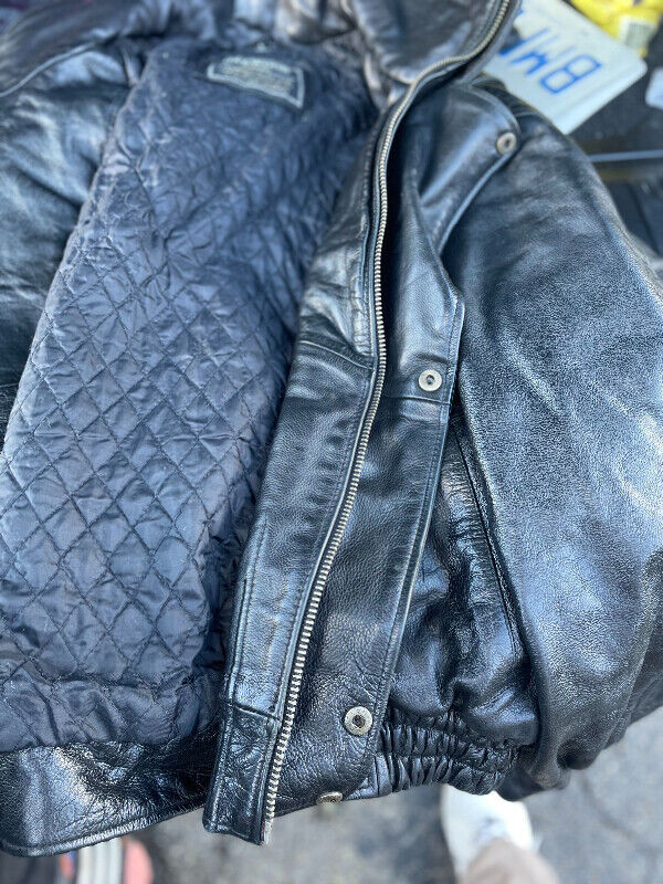 Black leather jacket oakwood classic in Men's in Mississauga / Peel Region - Image 4