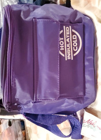 Blue or purple lunch bag!