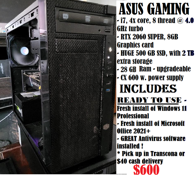GREAT RUNNING COMPUTER(S) for sale by COMPUTER TECH - Dell, HP, in Desktop Computers in Winnipeg - Image 9