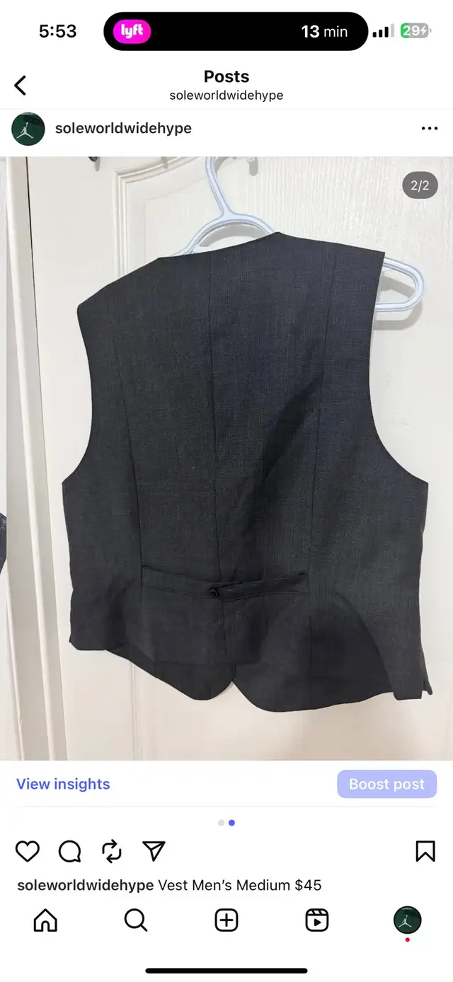 Vest Men’s Medium $45 in Men's in City of Toronto - Image 3