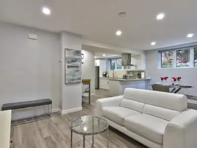 Fully Furnished Two bedroom, one bathroom beautiful home located in an semi-attached duplex. Full li...