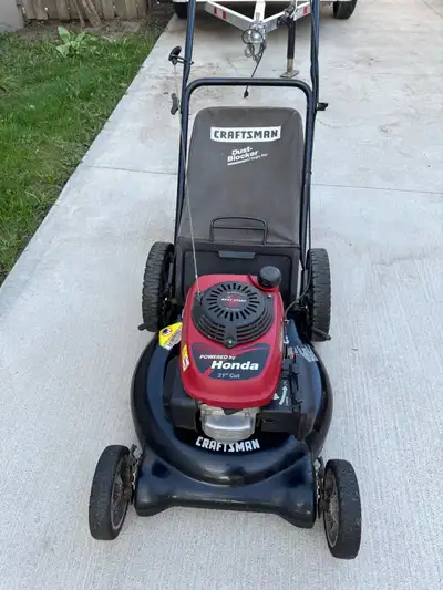  Mastercraft 21 inch lawnmower with Honda engine, View more