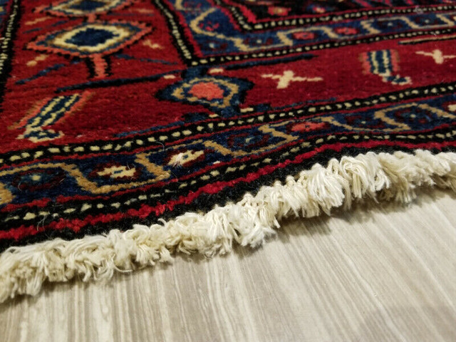 Original Hand Made Persian Wool Silk Rug Carpet 4.3'x3.8' (Iran) in Rugs, Carpets & Runners in City of Toronto - Image 2